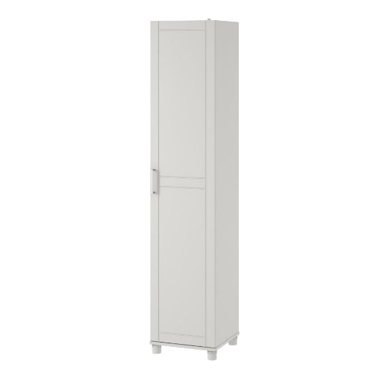 Picture of Ameriwood Home Callahan 16in Utility Storage Cabinet, 5 Shelves, White