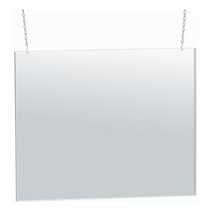 Picture of Azar Displays Horizontal Hanging Poster Frame, 22in x 28in, Clear