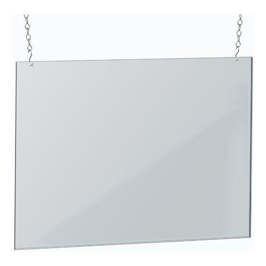 Picture of Azar Displays Hanging Poster Frame, 18in x 24in, Clear