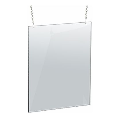 Picture of Azar Displays Vertical Hanging Poster Frame, 24in x 18in, Clear