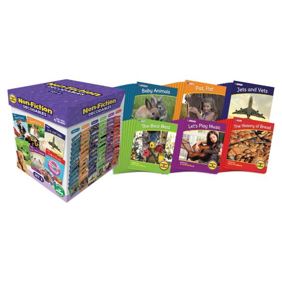 Picture of Beanstalk Books Letters & Sounds Non-Fiction Decodables Boxed Set, Set 2