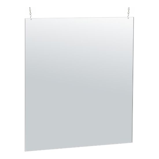 Picture of Azar Displays Hanging Acrylic Poster Frame, 40inH x 30inW x 1/4inD, Clear