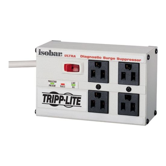 Picture of Tripp Lite Isobar Premium ISOBAR4ULTRA 4-Outlet Surge Suppressor, 6ft Cord