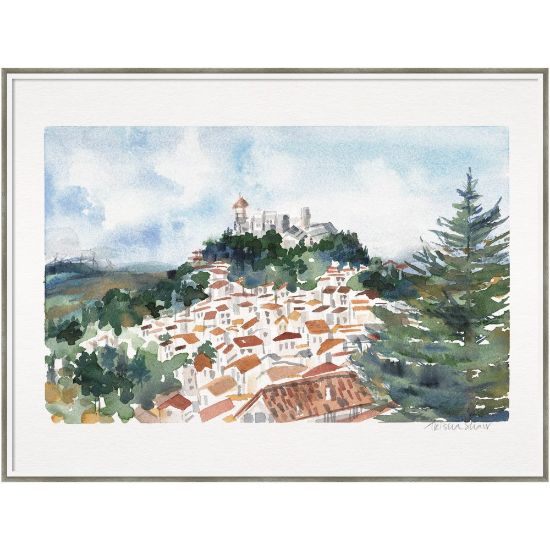 Picture of Amanti Art Casares Spain by Patricia Shaw Wood Framed Wall Art Print, 31inH x 41inW, White