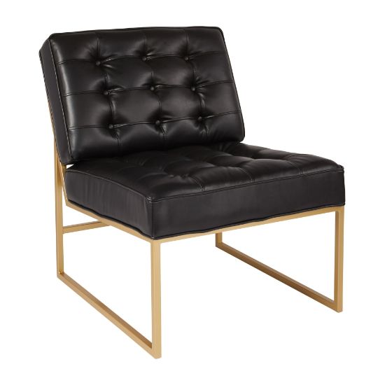 Picture of Ave Six Work Smart Anthony Chair, Black/Coated Gold