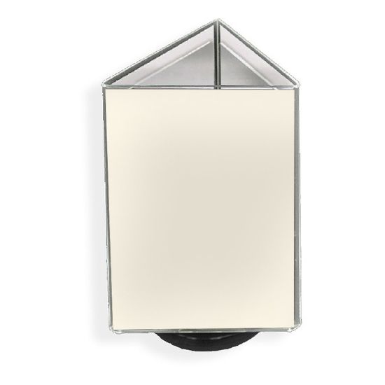 Picture of Azar Displays Acrylic Vertical 3-Sided Revolving Sign Holder, 8-1/2inH x 5-1/2inW x 5-1/2inD, Clear