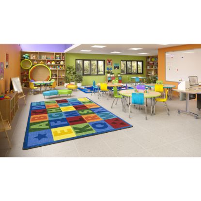 Picture of Joy Carpets Kid Essentials Rectangular Area Rug, Colorful Learning, 7-2/3ft x 10-3/4ft, Multicolor