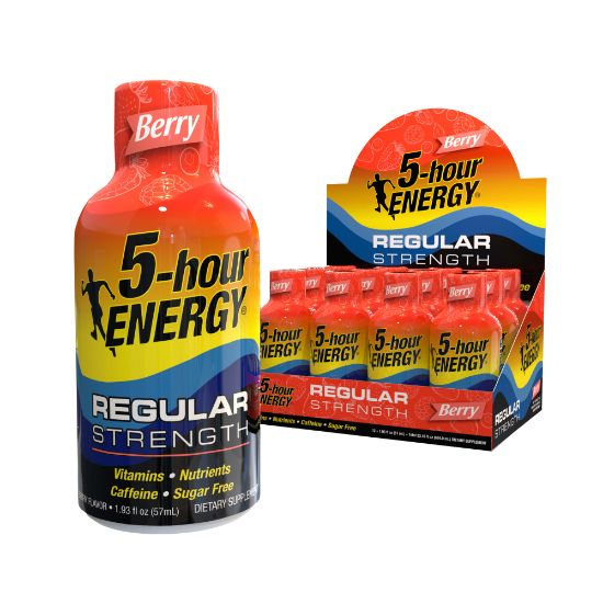 Picture of 5-hour ENERGY Shot, Regular Strength, Berry, 1.93 Oz