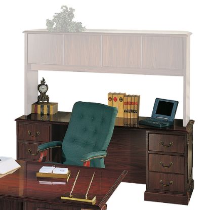 Picture of HON 94000 72inW Kneespace Computer Desk Credenza, Mahogany