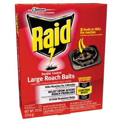 Picture of Raid Roach Baits, 0.7 Oz, 8 Baits Per Box, Set Of 6 Boxes