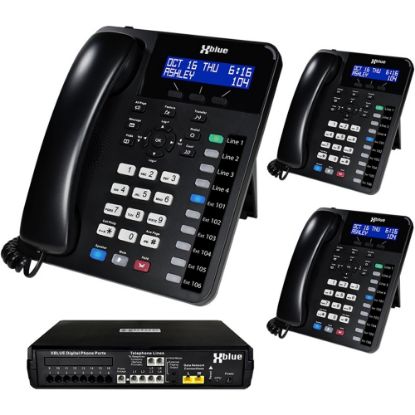 Picture of XBLUE X16 Plus Phone System Bundle With 3 XD10 Phones