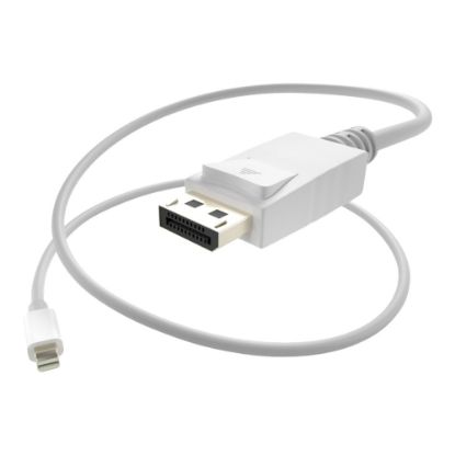 Picture of UNC Group - DisplayPort cable - Mini DisplayPort (M) to DisplayPort (M) - DisplayPort 1.1 - 10 ft - 4K30Hz support - white