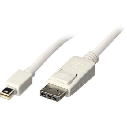 Picture of Unirise 3ft Mini Displayport to Displayport Cable, Male - Male, 32 AWG - 3 ft DisplayPort/Mini DisplayPort A/V Cable for Audio/Video Device - First End: 1 x Mini DisplayPort Digital Audio/Video - Male