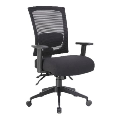 Picture of Boss Office Products Mesh-Back 3-Paddle Task Chair, Black/Gray