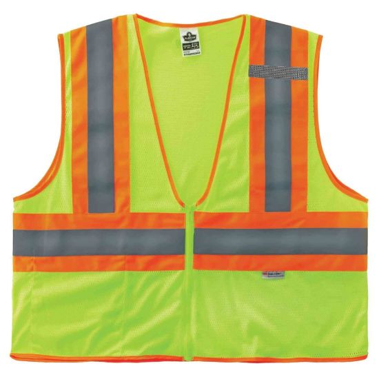 Picture of Ergodyne GloWear Safety Vest, 2-Tone 8230Z, Type R Class 2, Small/Medium, Lime