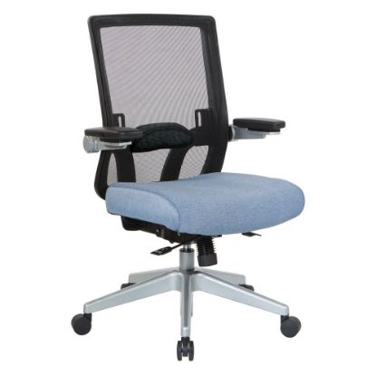 Picture of Office Star Mesh Mid-Back Managers Chair, Blue