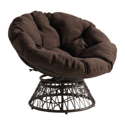 Picture of Office Star Wicker Papasan Chair, Brown