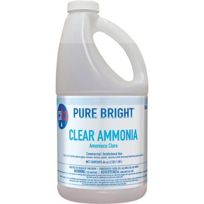 Picture of Pure Bright Custom Clear Ammonia - 64 fl oz (2 quart) - 8 / Carton - Clear