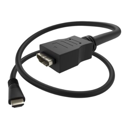 Picture of UNC Group - HDMI extension cable with Ethernet - HDMI male to HDMI female - 3 ft - shielded - black - 4K support