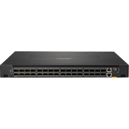 Picture of HPE 8325-32C Layer 3 Switch - Manageable - 100 Gigabit Ethernet - 3 Layer Supported - Modular - 618 W Power Consumption - Optical Fiber - 1U High - Rack-mountable - 5 Year Limited Warranty