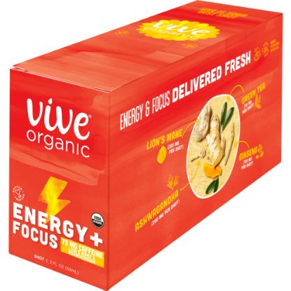 Picture of Vive Organic Energy+Focus Drinks, 2 Oz, Case Of 12 Drinks