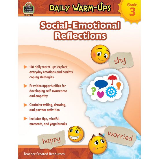 Picture of Teacher Created Resources Daily Warm-Ups: Social-Emotional Reflections, 3rd Grade