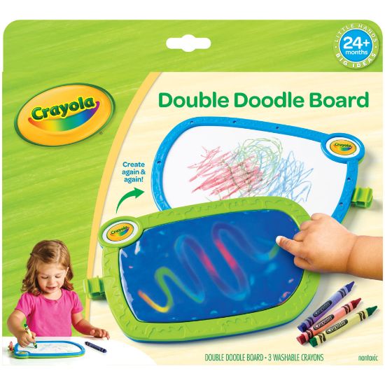 Picture of Crayola My First Double Doodle Board 4-Piece Set