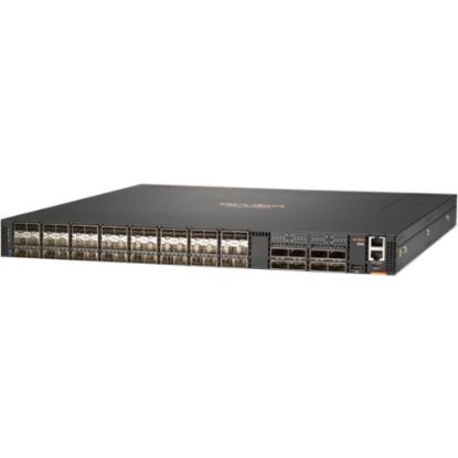 Picture of HPE 8325-48Y8C Ethernet Switch - Manageable - 25 Gigabit Ethernet - TAA Compliant - 3 Layer Supported - Modular - 550 W Power Consumption - Optical Fiber - 1U High - Rack-mountable - 5 Year Limited Warranty