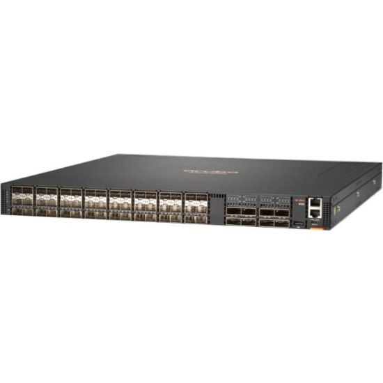 Picture of HPE 8325-48Y8C Ethernet Switch - Manageable - 25 Gigabit Ethernet - TAA Compliant - 3 Layer Supported - Modular - 550 W Power Consumption - Optical Fiber - 1U High - Rack-mountable - 5 Year Limited Warranty