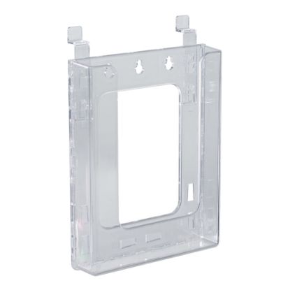 Picture of Azar Displays Slatwall Bifold Brochure Holders, 8-1/2inH x 6-5/8inW x 1-1/2inD, Clear, Pack Of 10 Holders