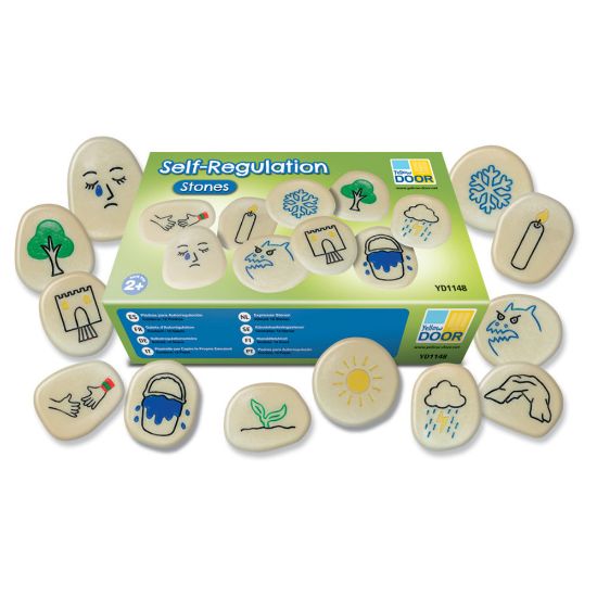 Picture of Yellow Door Self-Regulation Stones, 1-3/4in, Set Of 12 Stones