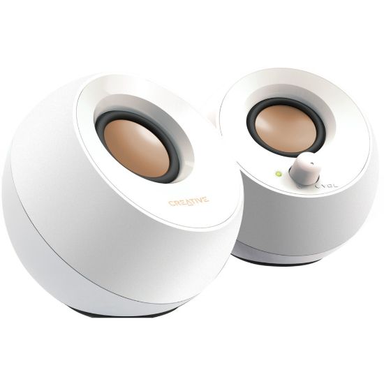 Picture of Creative Pebble 2.0 Speaker System - 4.40 W RMS - White - 100 Hz to 17 kHz