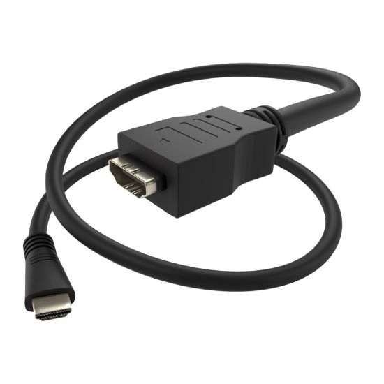 Picture of UNC Group - HDMI extension cable with Ethernet - HDMI male to HDMI female - 10 ft - shielded - black - 4K support