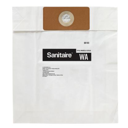 Picture of Sanitaire WA Premium Paper Vacuum Bags, 28-Quart, White, Pack Of 3 Bags