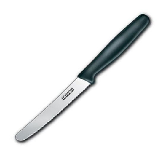 Picture of Victorinox Round Tip Steak Knife, 4-1/2in, Black