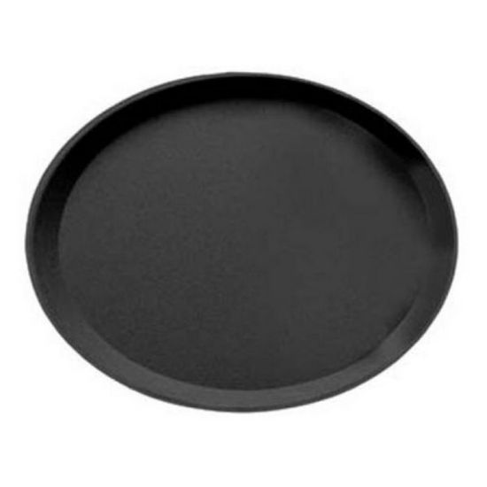 Picture of Cambro Camtread Oval Serving Tray, 29in x 23in, Black