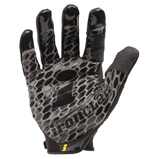 Picture of Ironclad Silicone Box-Handler Gloves, Large, Black