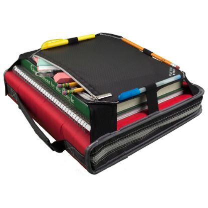 Picture of Five Star Zipper 3-Ring Binder With Expansion Panel, 2in Round Rings, Assorted Colors