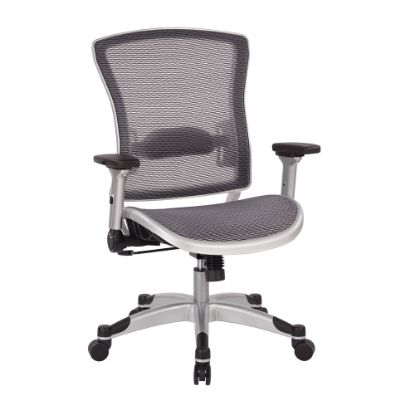 Picture of Office Star Space Seating 317 Series Ergonomic Mesh High-Back Executive Chair, Platinum