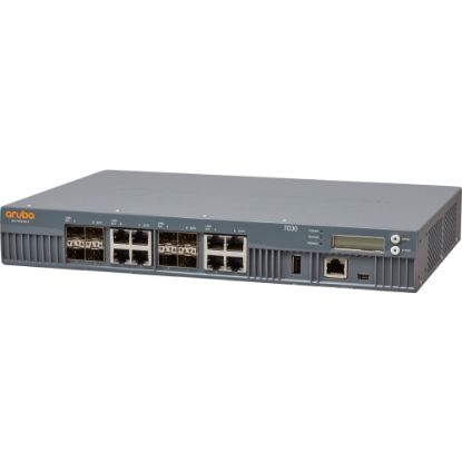 Picture of HPE 7030 Wireless LAN Controller - TAA Compliant - 8 x Network (RJ-45) - Gigabit Ethernet - Rack-mountable