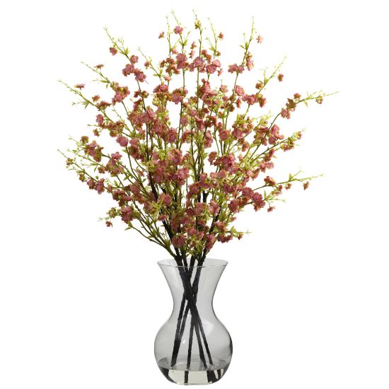 Picture of Nearly Natural 30inH Silk Cherry Blossoms Arrangement With Vase