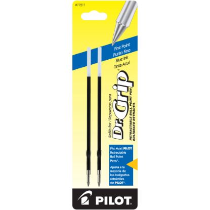 Picture of Pilot Ballpoint Pen Refills, Fits Dr. Grip & All Pilot Retractable Ballpoint Pens, Fine Point, 0.7 mm, Blue