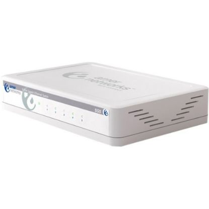 Picture of Amer 5 Port Gigabit Ethernet Switch - 5 Ports - Gigabit Ethernet - 10/100/1000Base-T - 2 Layer Supported - Twisted Pair - Desktop - 1 Year Limited Warranty