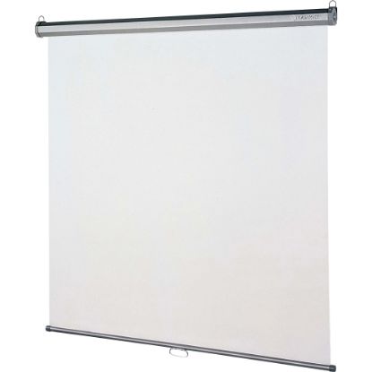 Picture of Quartet Wall/Ceiling Projector Screen, 96in x 96in, Black/Matte White