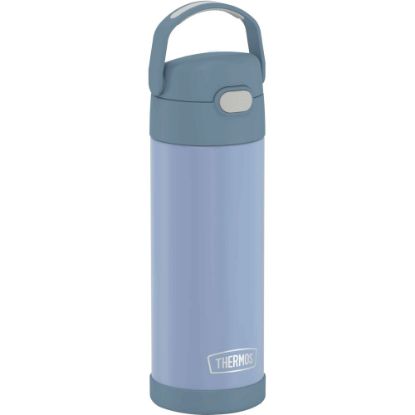 Picture of Thermos FUNtainer Water Bottle 16Oz - 16 fl oz - Denim Blue, Blue - Stainless Steel