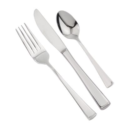 Picture of Walco Sonnet Stainless Steel Dinner Forks, 7-5/8in, Silver, Pack Of 24 Forks