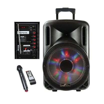 Picture of BeFree Sound 2500W Bluetooth Portable Party PA Speaker, Black, 99595926M