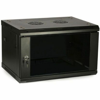 Picture of 4XEM 6U Wall Mounted Server Rack/Cabinet - 4XEM 6U 19in wide Wall Mounted Network Server Rack/Cabinet