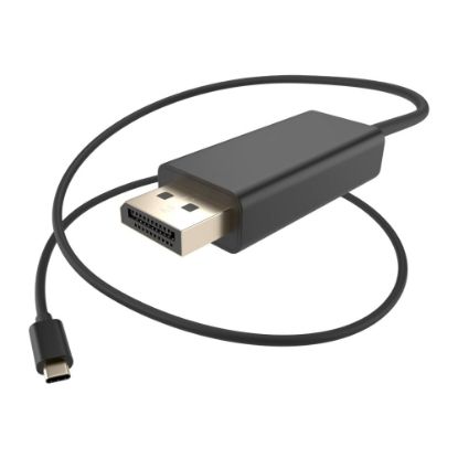 Picture of UNC Group - DisplayPort cable - 24 pin USB-C (M) to DisplayPort (M) - USB 3.1 - 6 ft