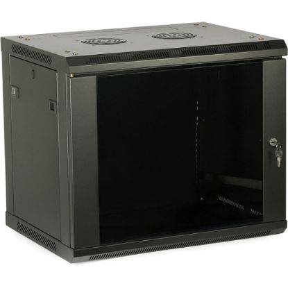 Picture of 4XEM 9U Wall Mounted Server Rack/Cabinet - 4XEM 9U 19in wide Wall Mounted Network Server Rack/Cabinet